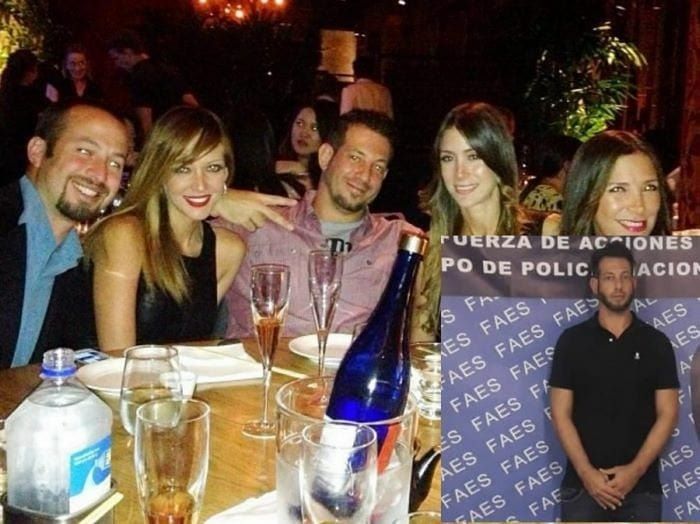 Eduardo Capriles partying with Jorge Eduardo Echenagucia